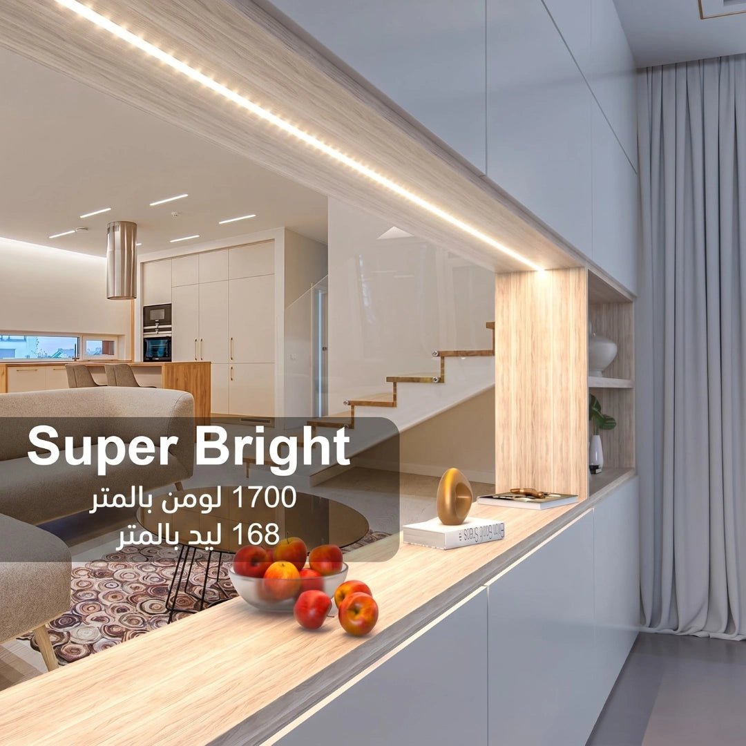 LED Strip Light 24V 15W/M - 3M adhesive backing (SMD2835-168P)