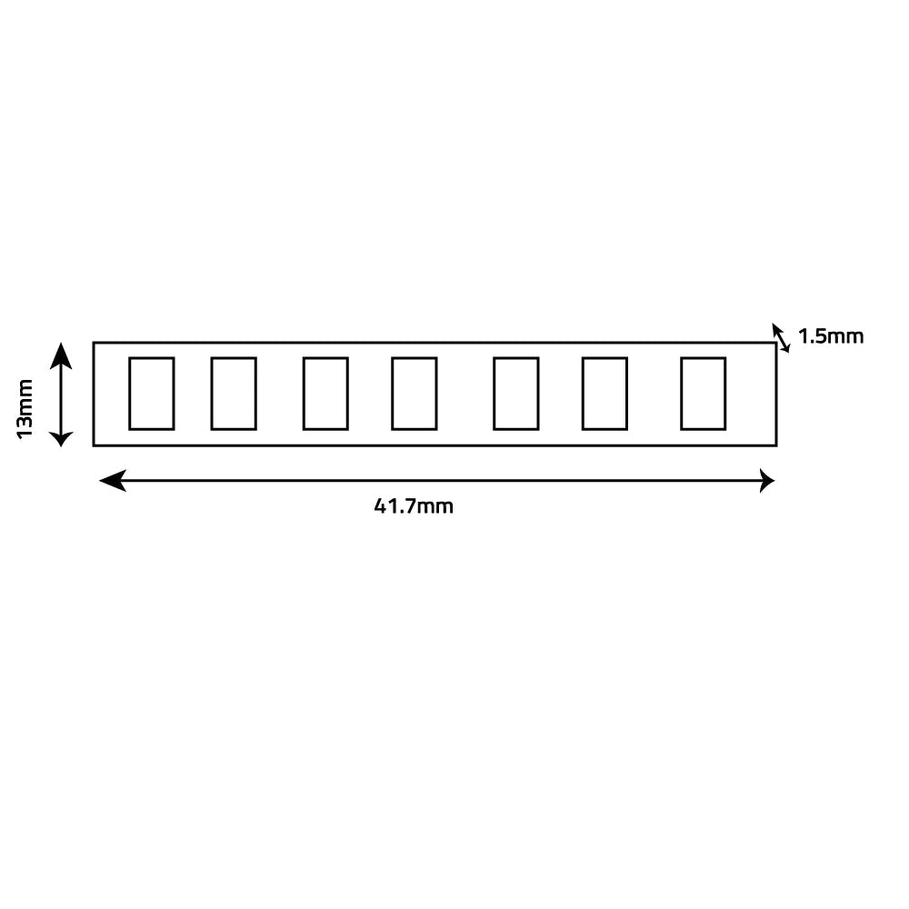 LED Strip Light 24V 15W/M - 3M adhesive backing (SMD2835-168P)