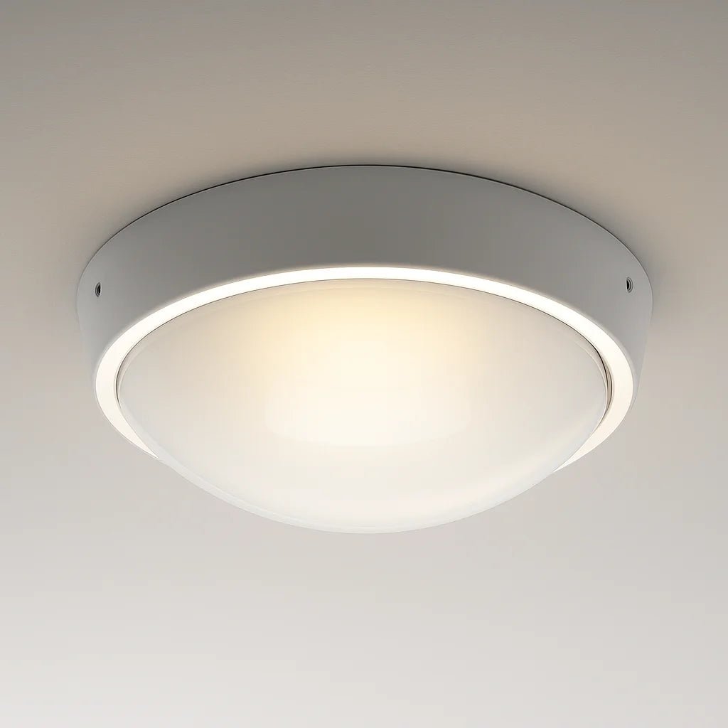 Ceiling light fixture on a plain background