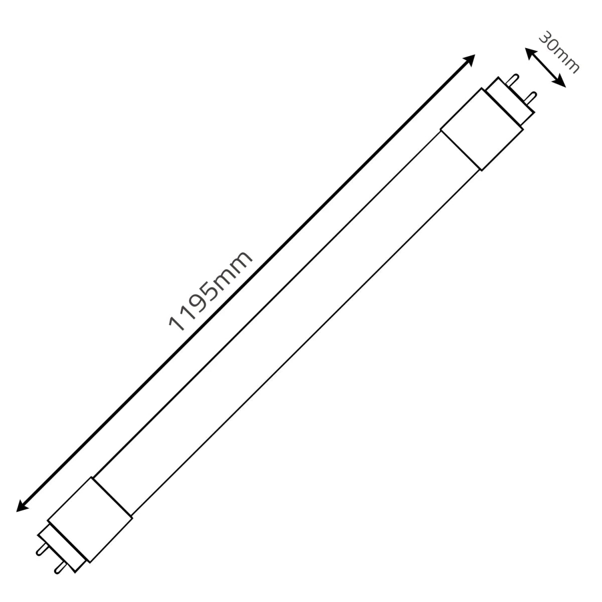 الترالايت لمبة تيوب طوارئ قدرة 16 واط 120 سم (ZF-335)