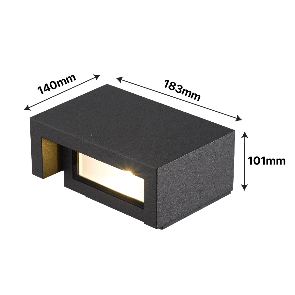 مصباح حائط ليد قدرة 15 واط (H1391) – ضد الماء IP65، بإضاءة دافئة وتقنية Cree LEDs ,مناسب للحدائق و الأماكن المائية