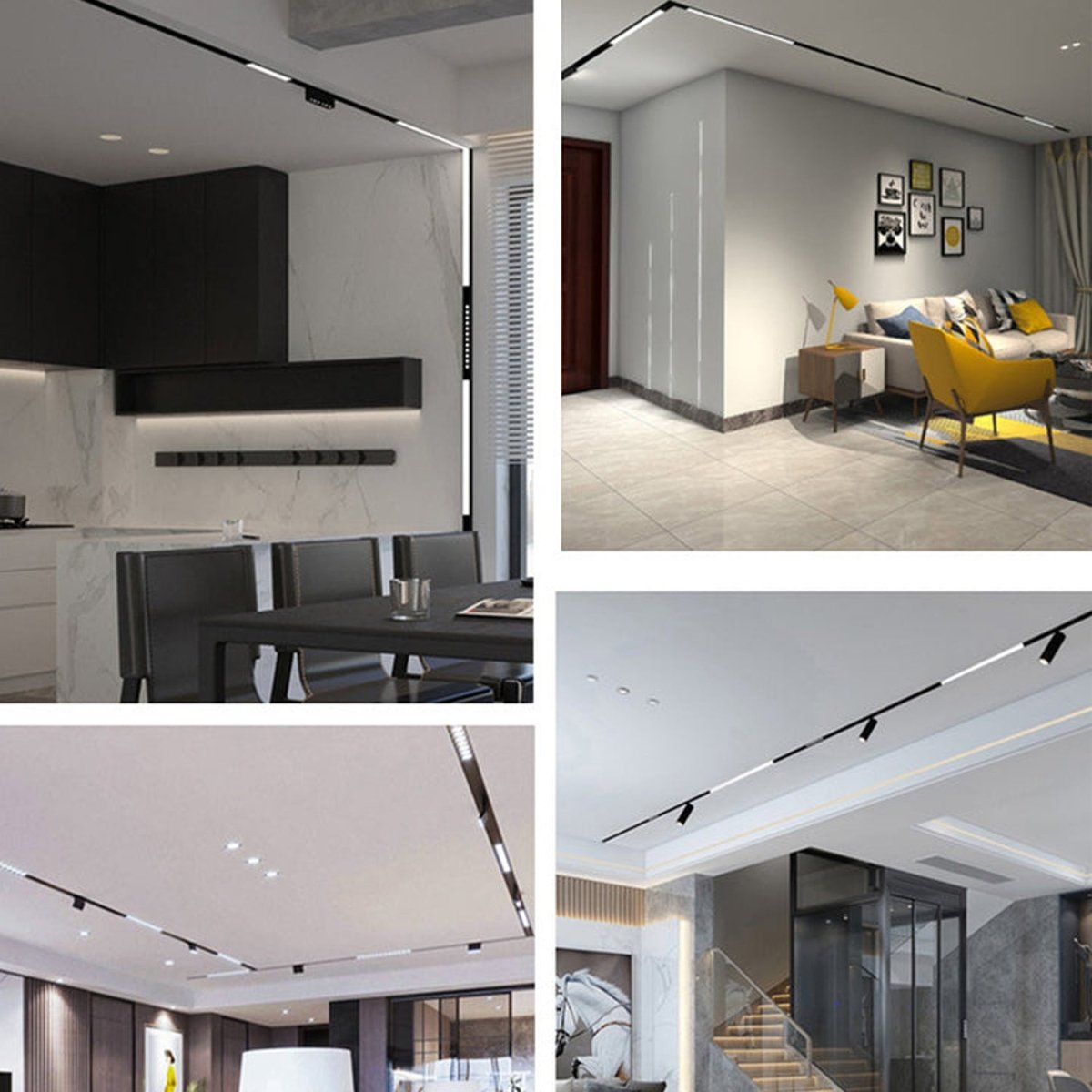 الترالايت مجموعة إنارة سكة مغناطيسية 35مم (BT-Family)