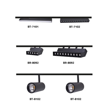 Magnetic track lighting

