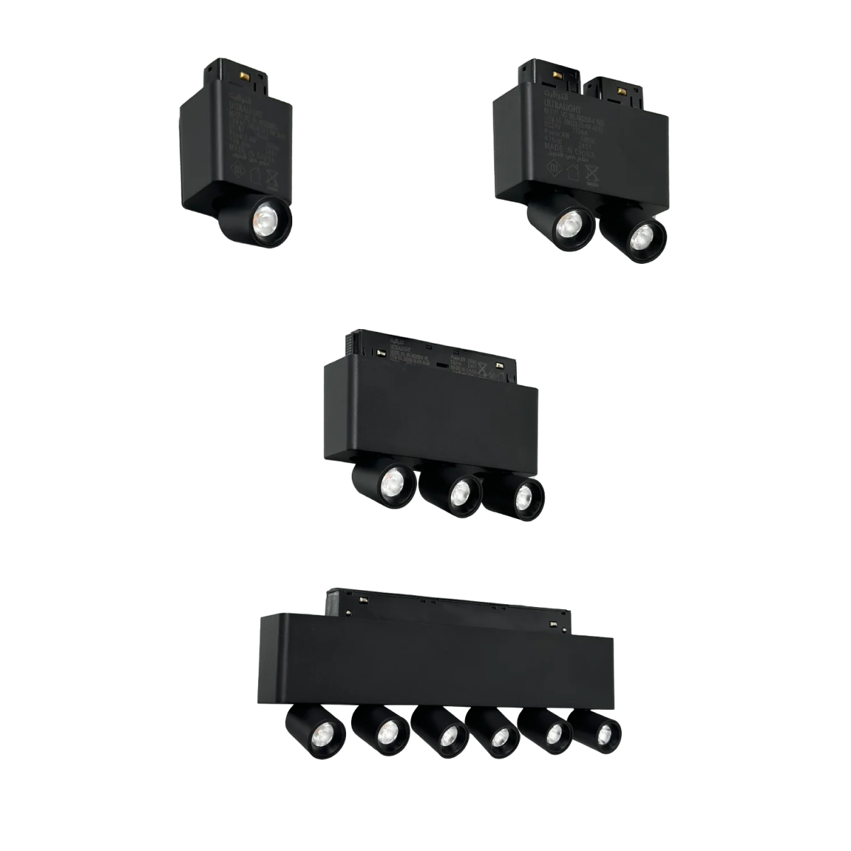 كشاف تراك لايت مغناطيسي (BM208) - إضاءة ليد 360° بتقنية Pop-Out للديكورات الداخلية – شريحة BRIDGELUX