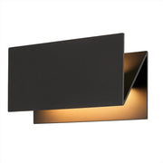 Modern LED Wall Light 14.4W (H1521) – 3000K Warm White, IP54, Black Aluminum Fixture for Entrances & Corridors