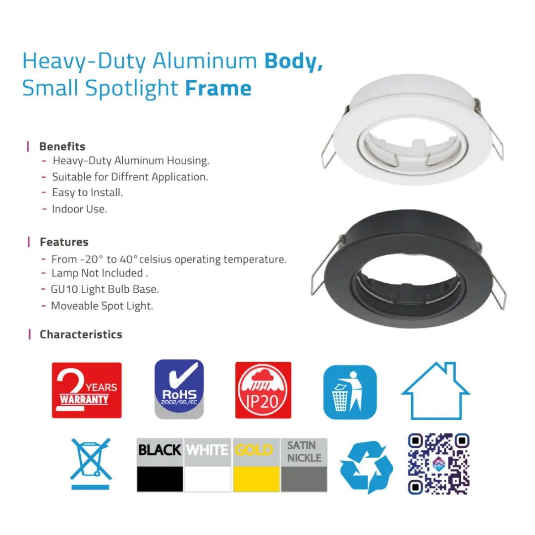 Buy Ultralight Recessed Ceiling Light Souq Plus Downlight - Modern Lighting (QH-18F) - Best  from Ultralight