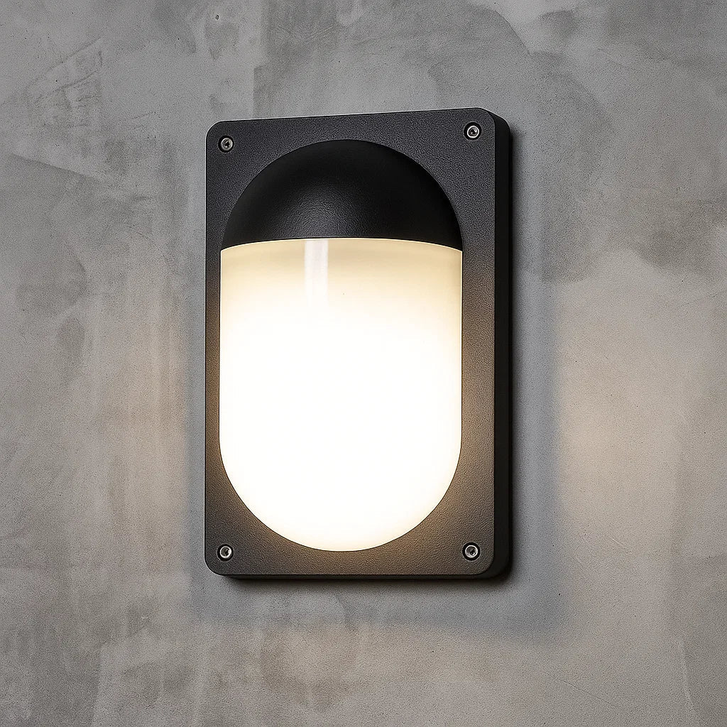 Outdoor Wall Light 10W (1858-3K) Aluminum Body – IP54 Weatherproof Modern Lighting - Warm Light