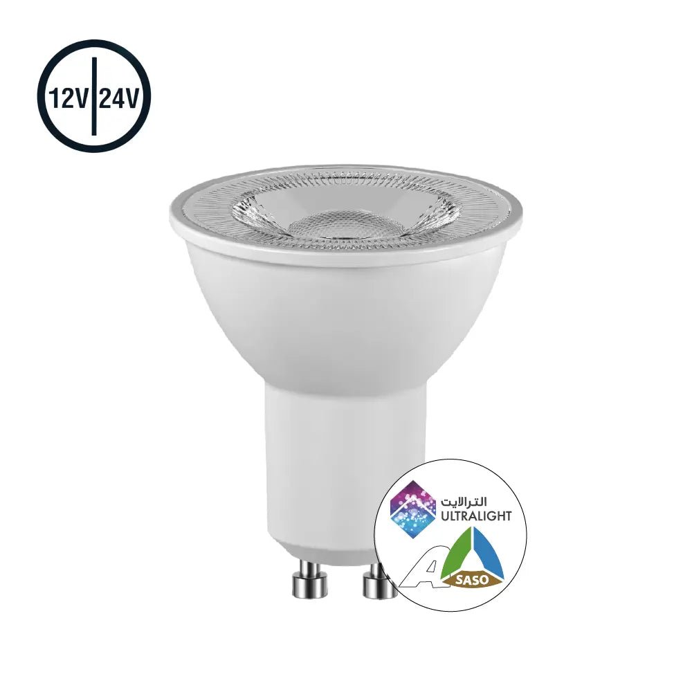 The PAR16 LED bulb features a compact design, It operates on DC 12–24V making it ideal for low-voltage and safe lighting