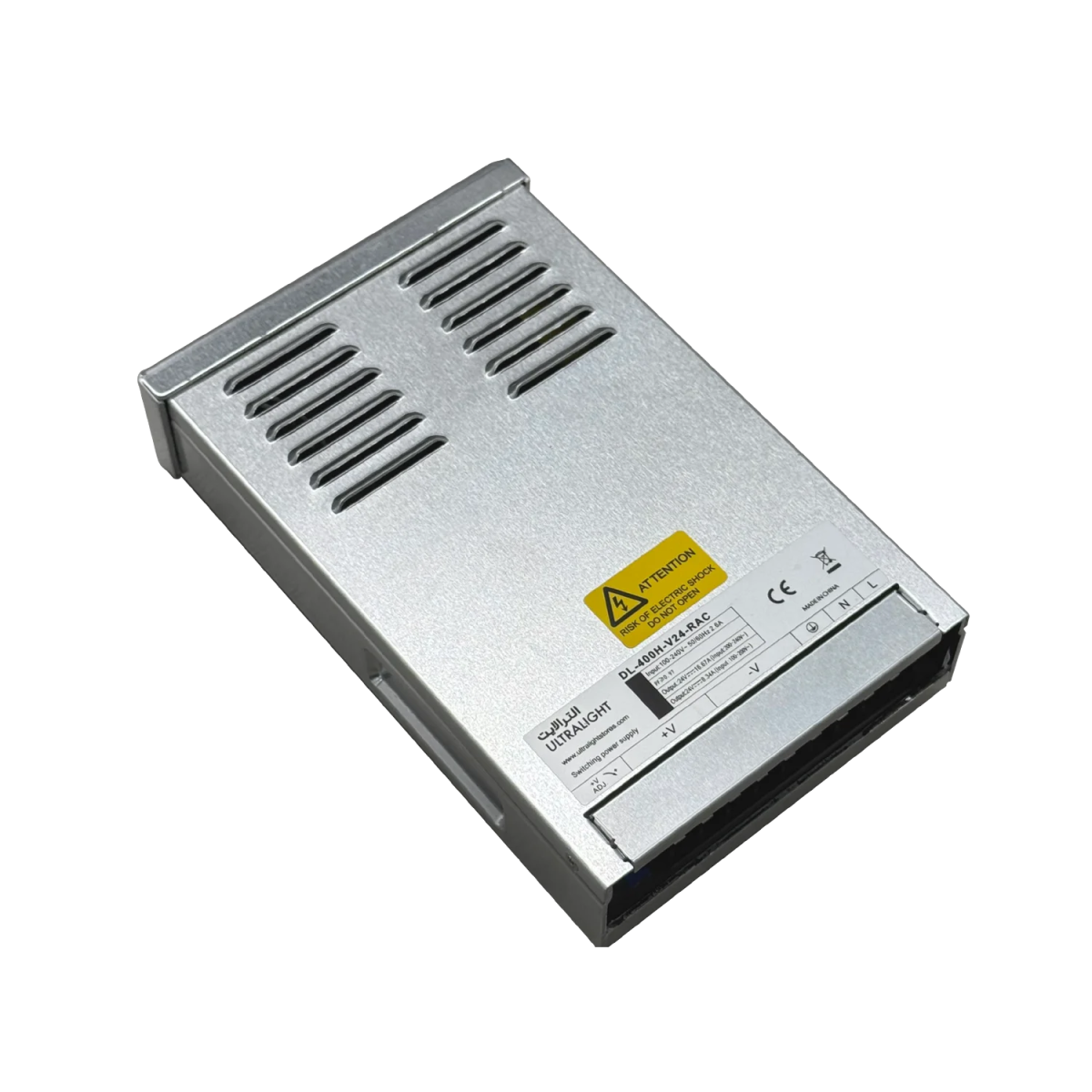 Power Supply 400W 24V for High-Powered LED Systems (ADBN400163CA) - Ultralight