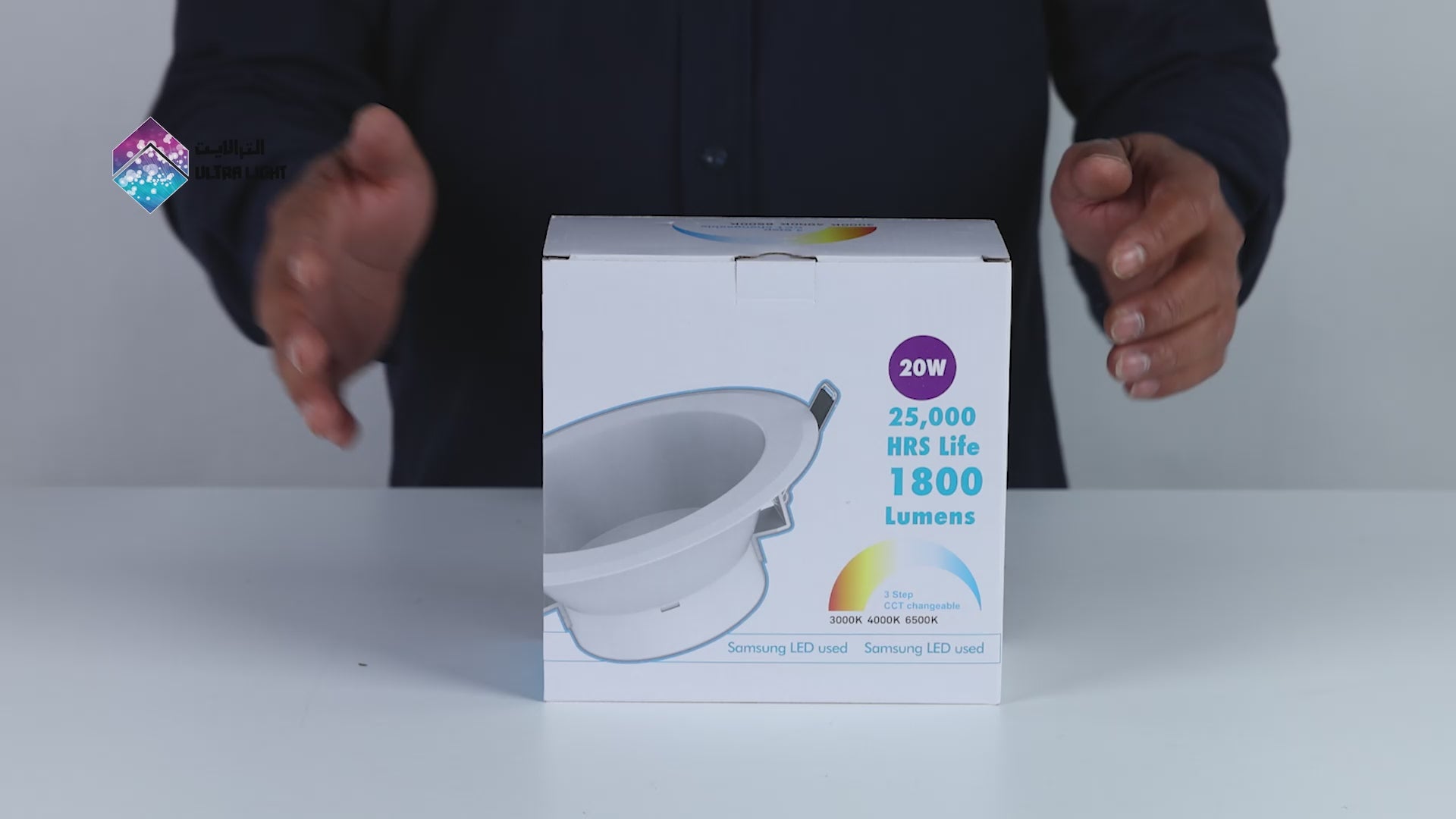 تحميل الفيديو: سبوت ليد ثلاث الوان (UTL-DS 3Color)