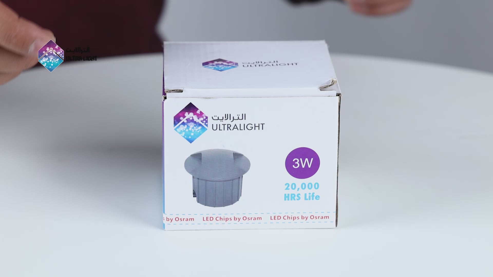 تحميل الفيديو: الترا لايت إنارة أرضية غاطسة مزدوجة (BR7838-2)