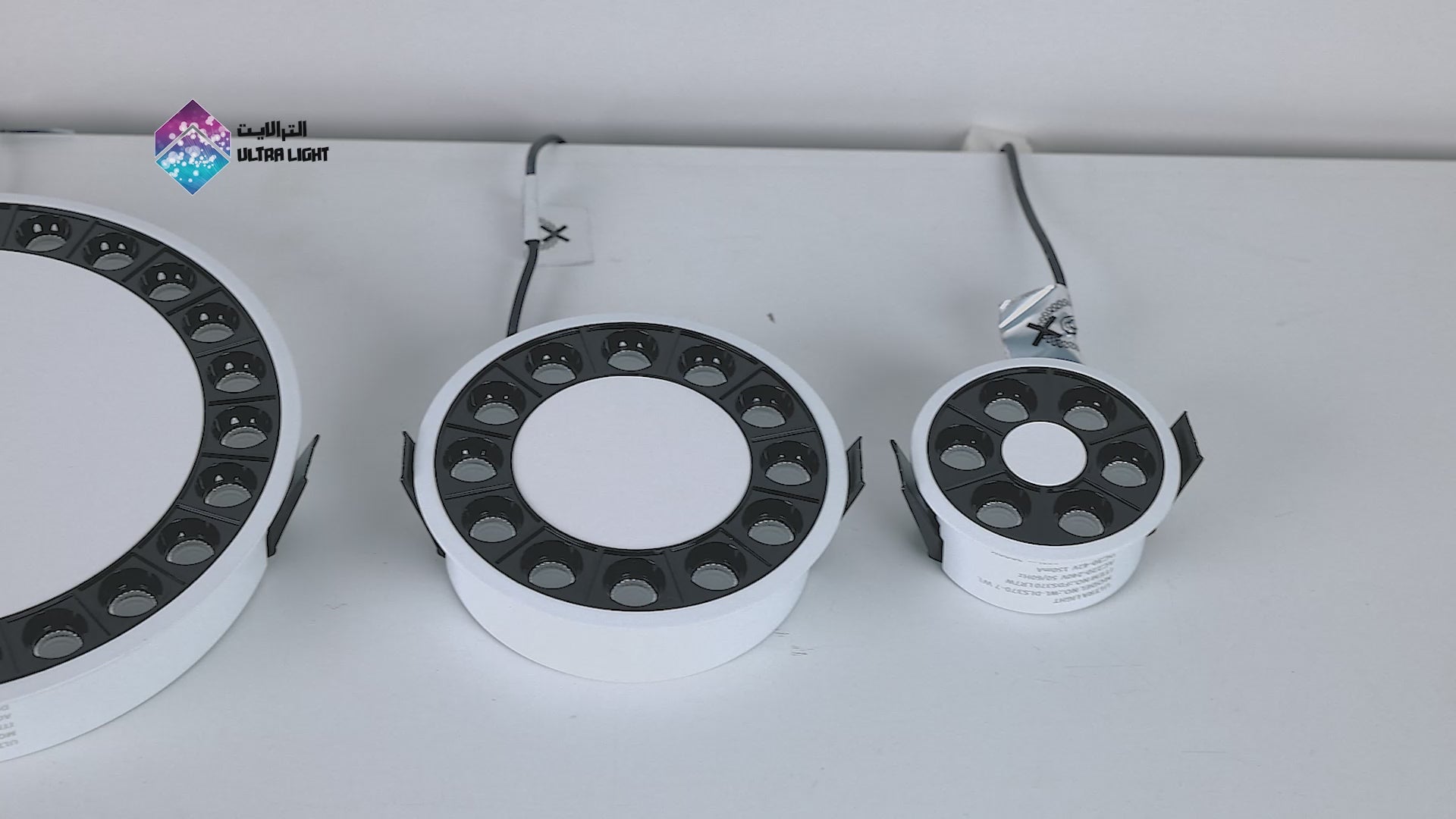 Load video: Ultralight Modern Recessed LED Ceiling Light – Energy-Efficient Illumination (FDS370)