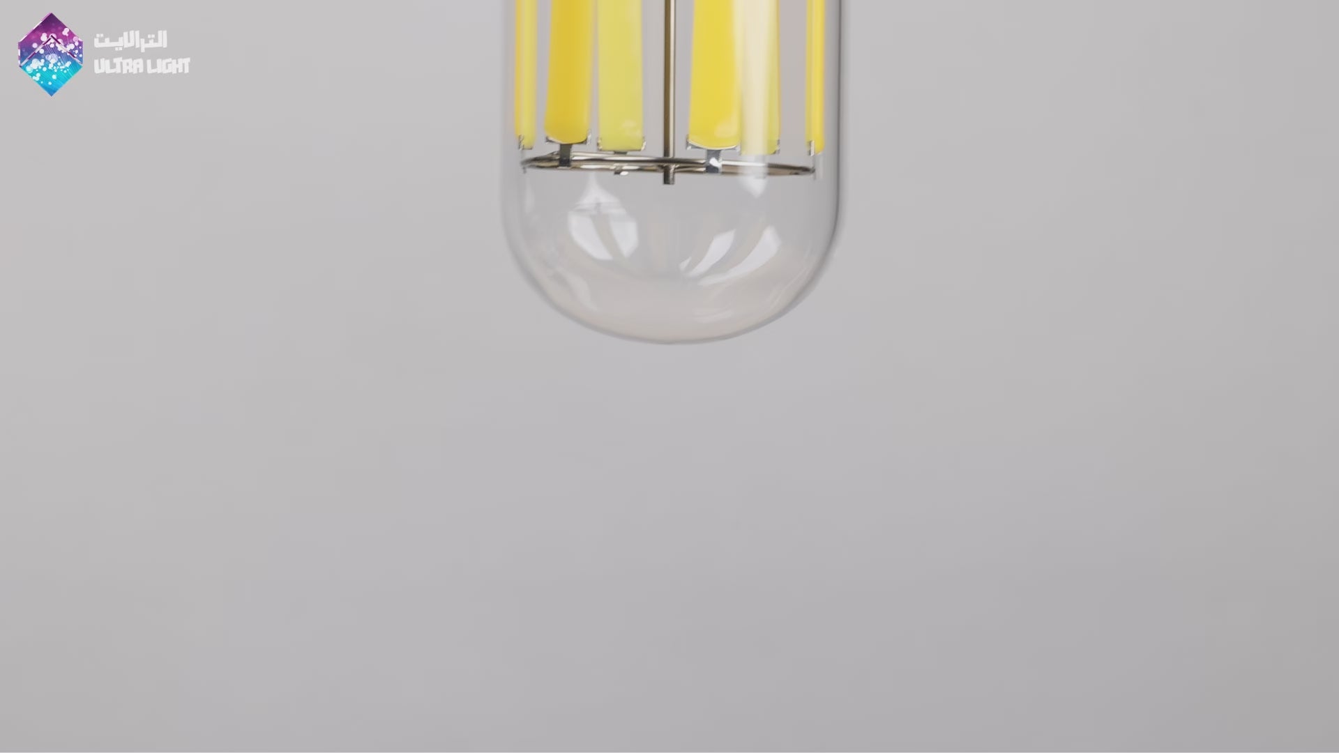 Load video: Ultralight LED Filament Bulb 37W E40 With SASO A (UTL-HDT37)