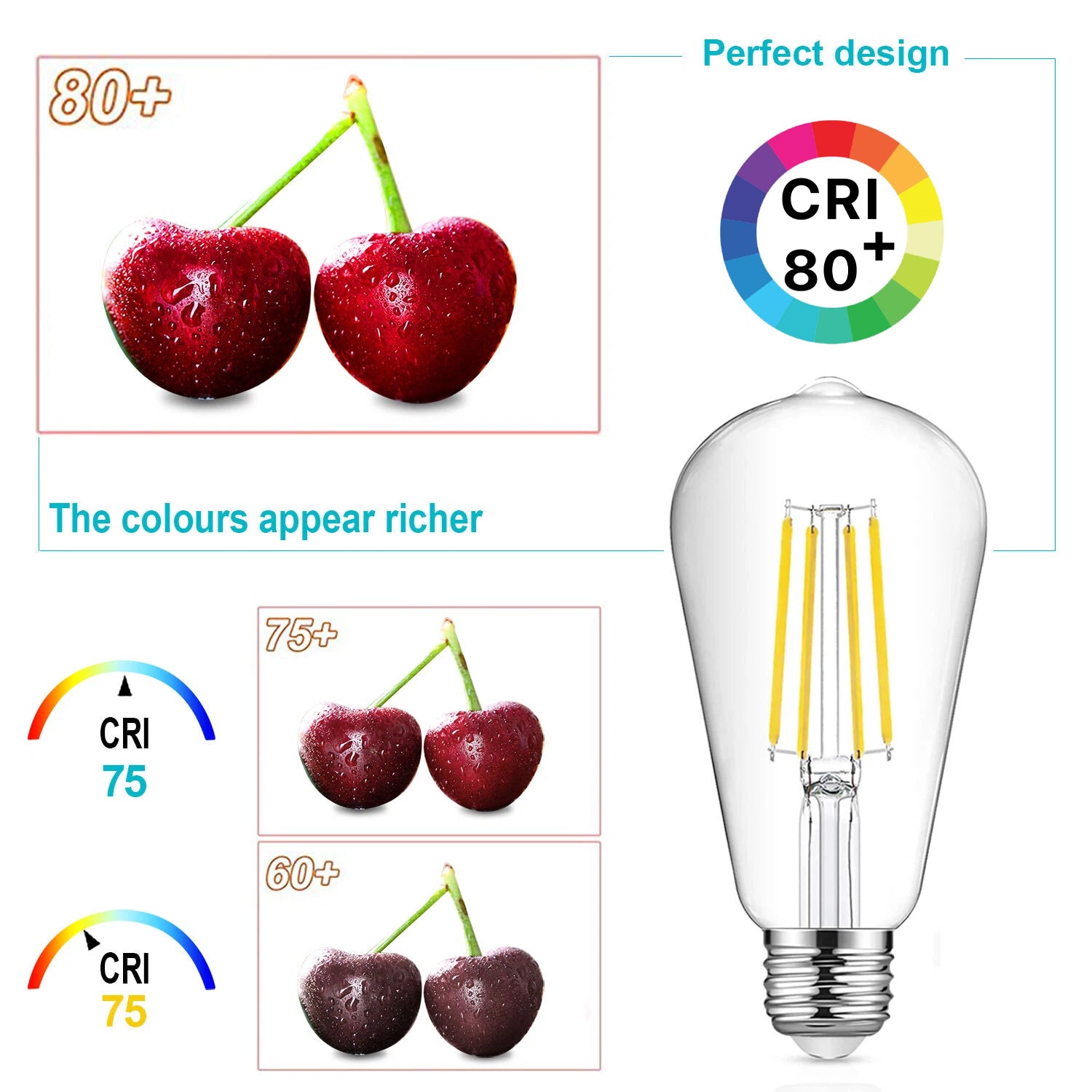  لمبة ليد فيلمينت بقاعدة E27 من الترالايت (UTL-ST64) 