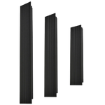 Modern Linear Decorated Wall Light with Ambient Illumination, available in 3 sizes. Made from heavy-duty aluminum,