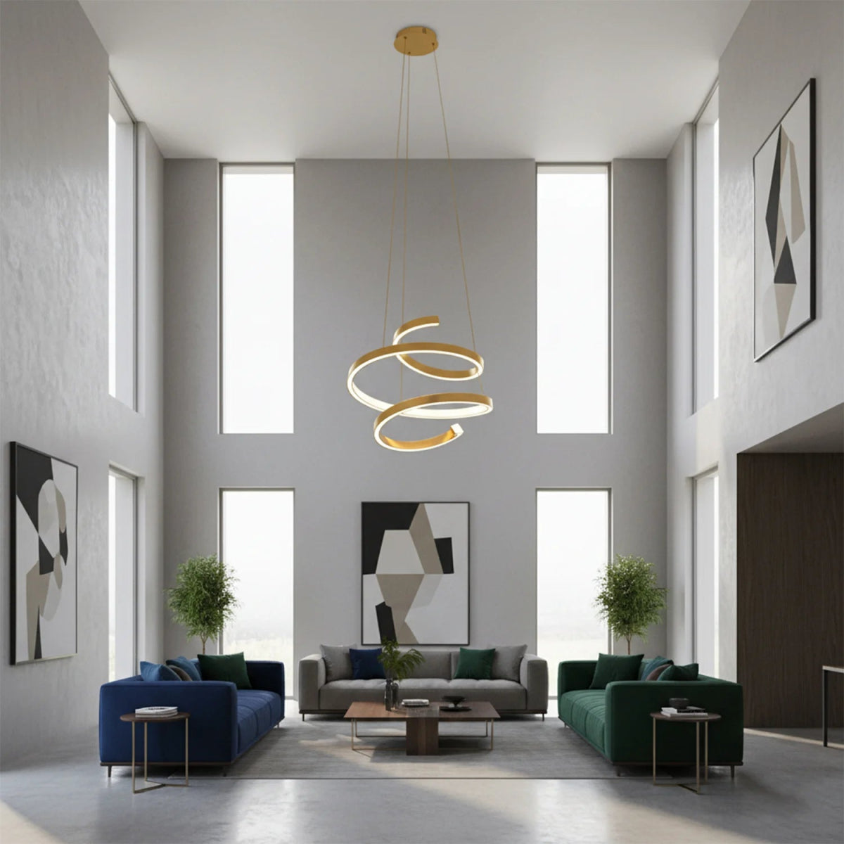 إنارة أفعوانية علاقية - قابلة للتعديل في الارتفاع (BR8514)