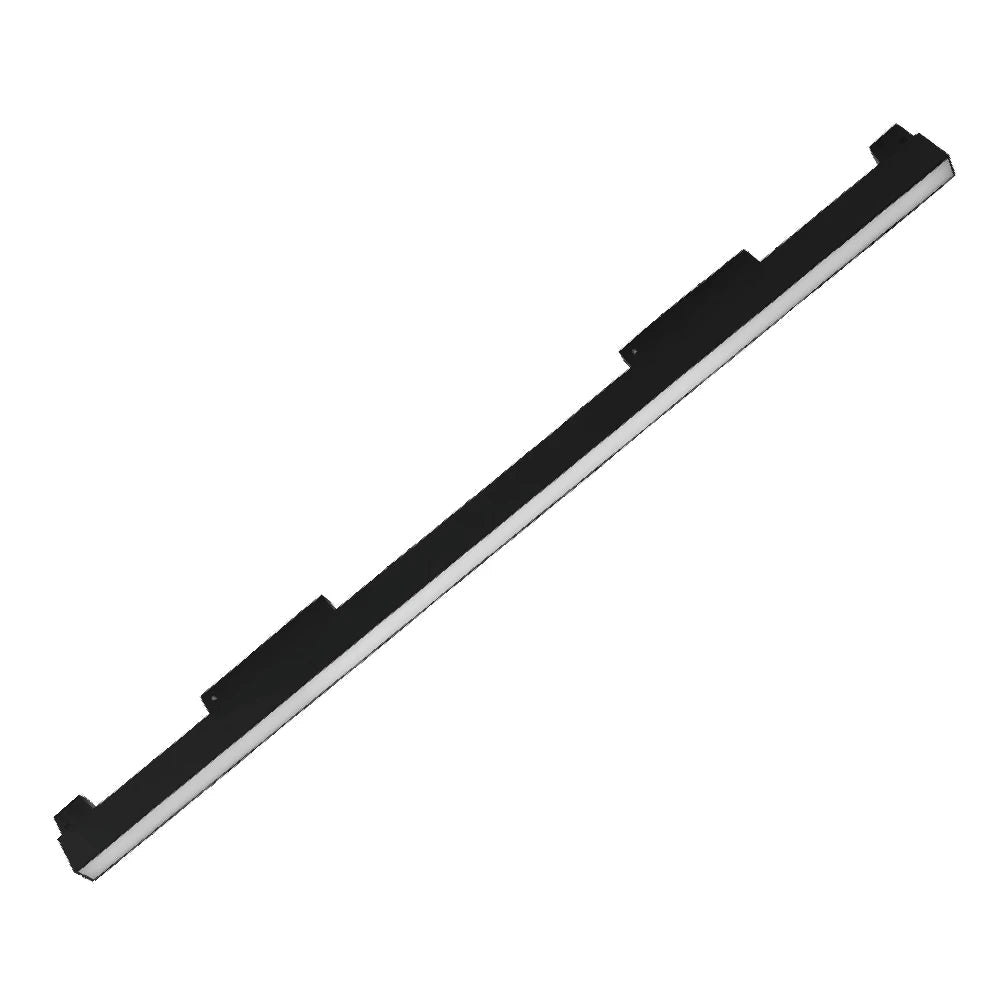 Black and white strip on a white background
