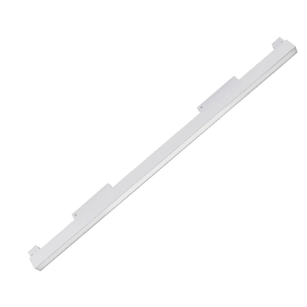 White plastic bar on a white background