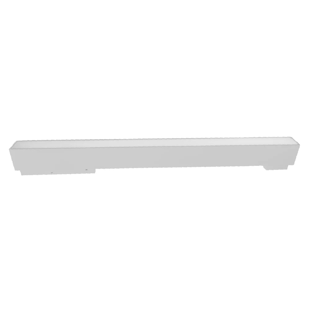 White rectangular object on a white background