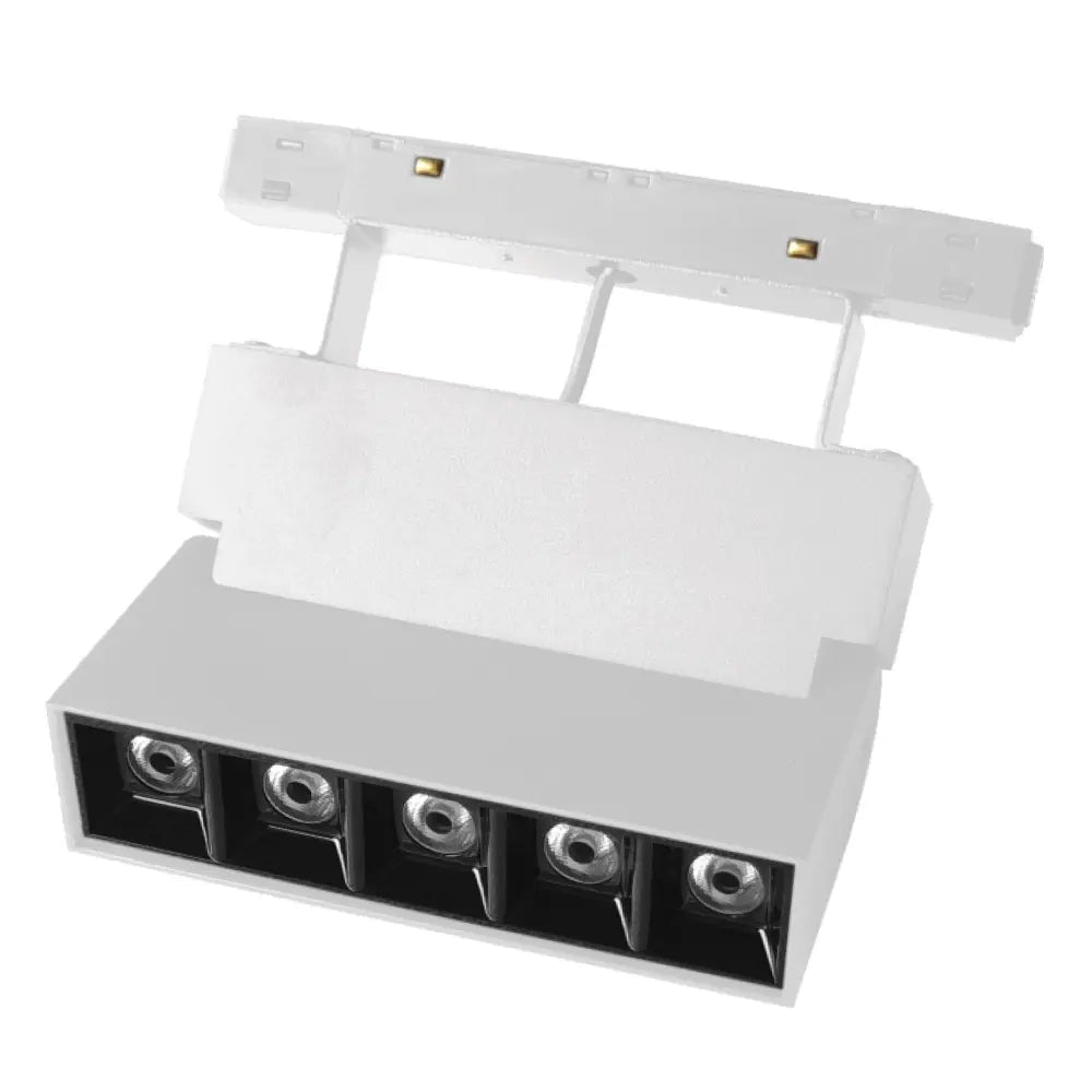 White ceiling light fixture with multiple bulbs on a white background