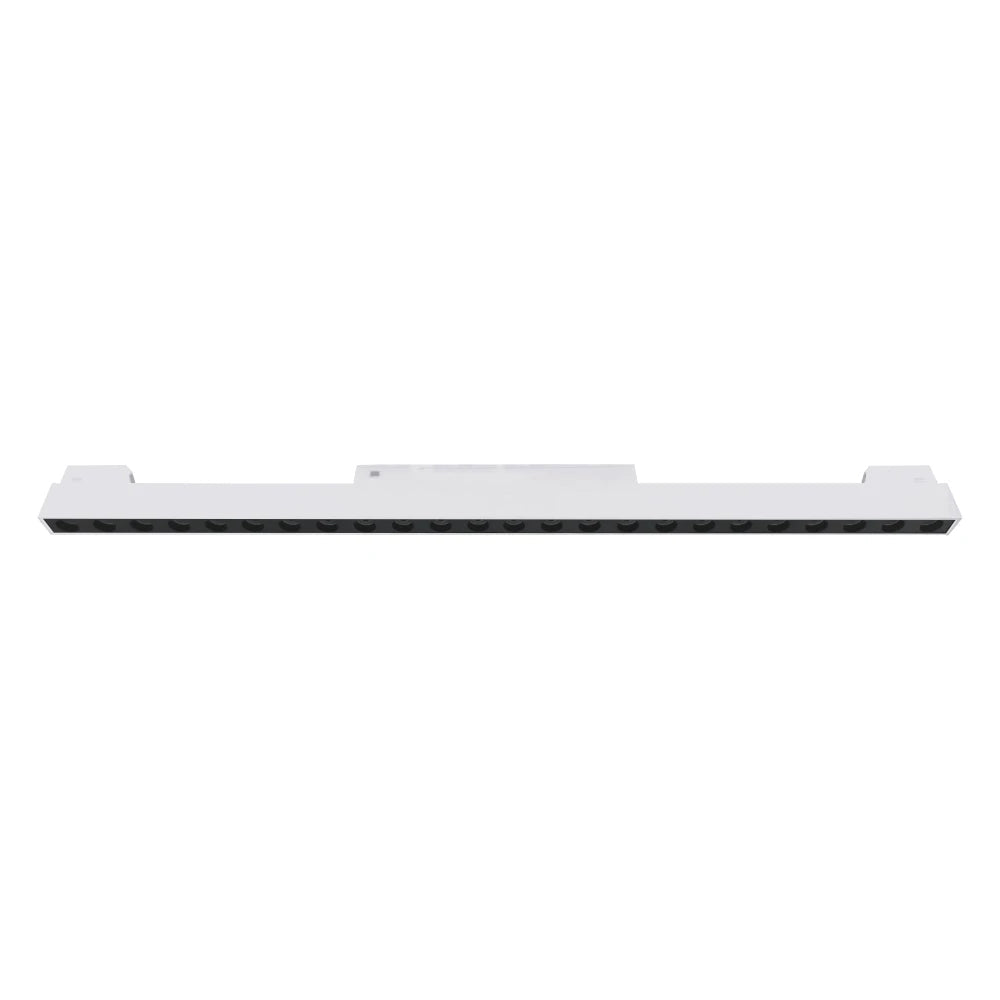 Long rectangular white object on a white background