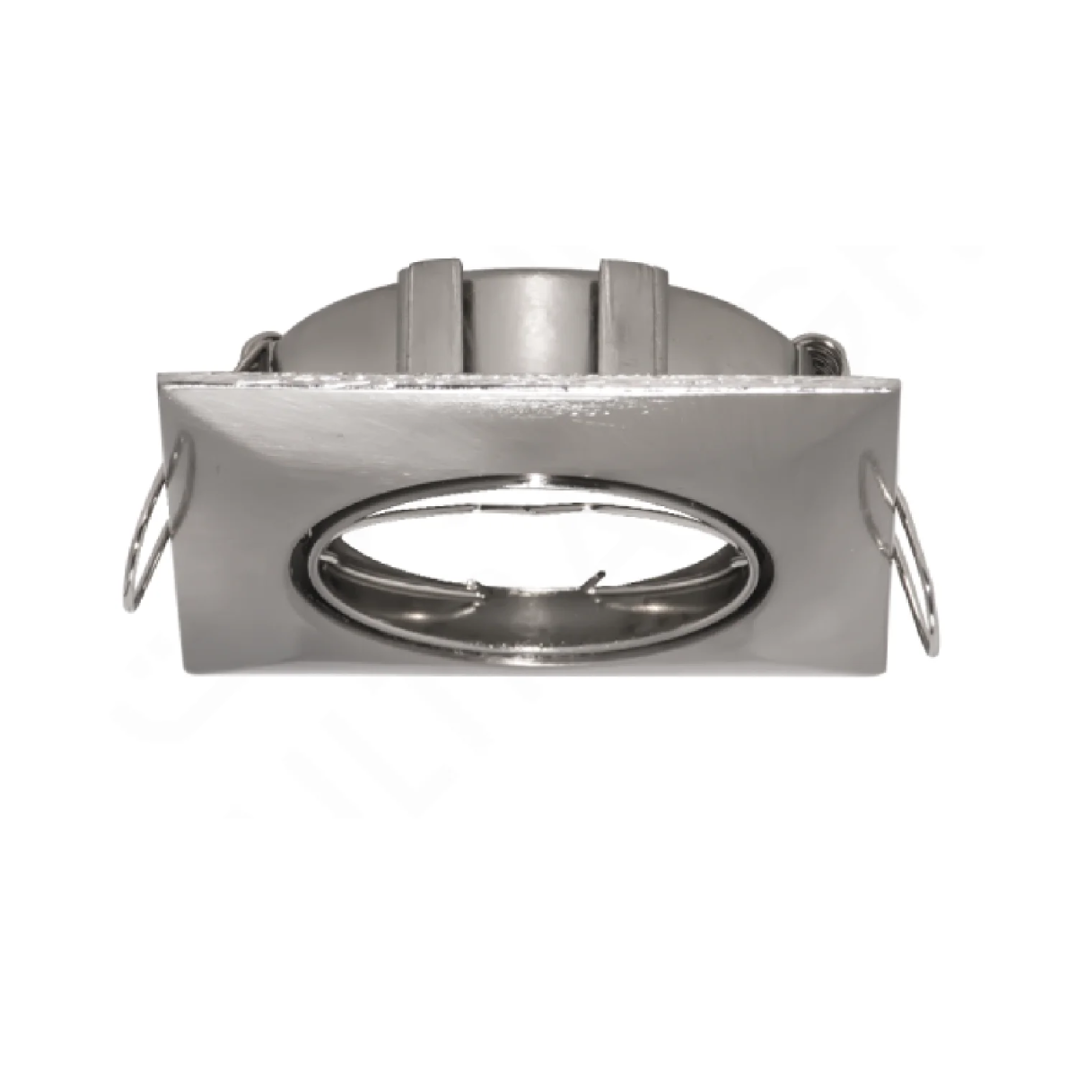 Square recessed ceiling light on a white background