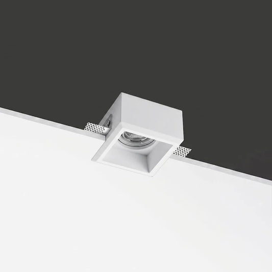 سبوت لايت مربع من الجبس GU10 بدون حواف ضد التوهج (BRV1310-1-SQ)