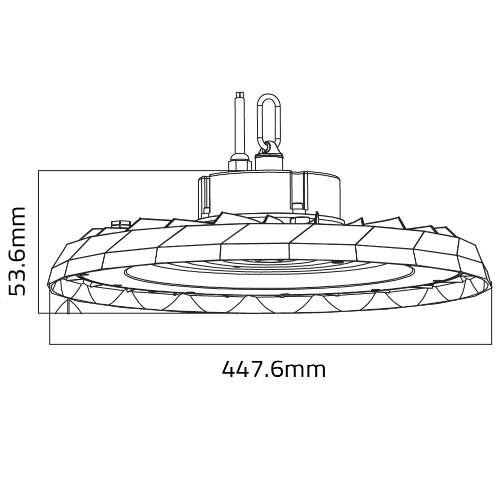 he UFO LED High Bay with selectable power 180W / 240W / 300W With Lumen Up to 40,500.