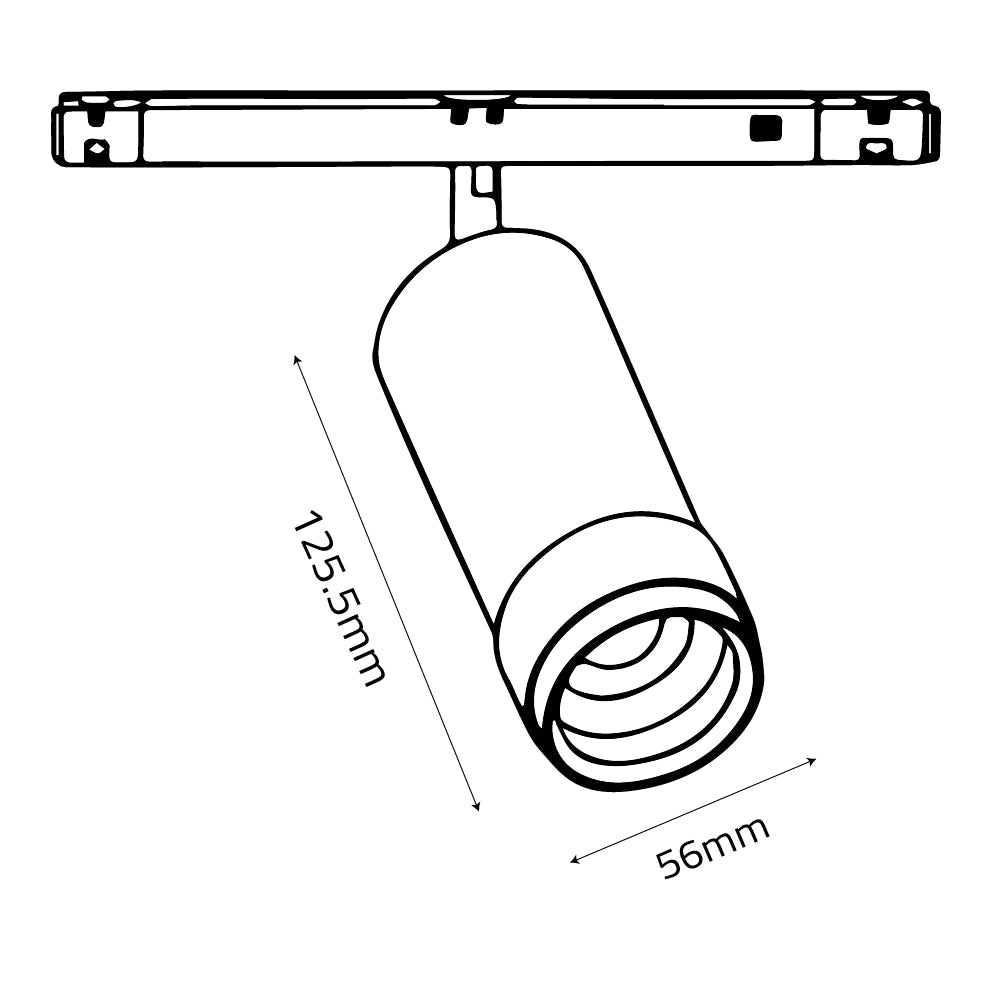 Ultra Light 11mm Magnetic Track Lighting System | Sleek & Flexible LED Design (BM-Family)
