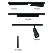 الترالايت مجموعة إنارة سكة مغناطيسية 11مم 24V - درجة وضوح اللون CRI>95 - قابل للتخفيت (BM-Family)