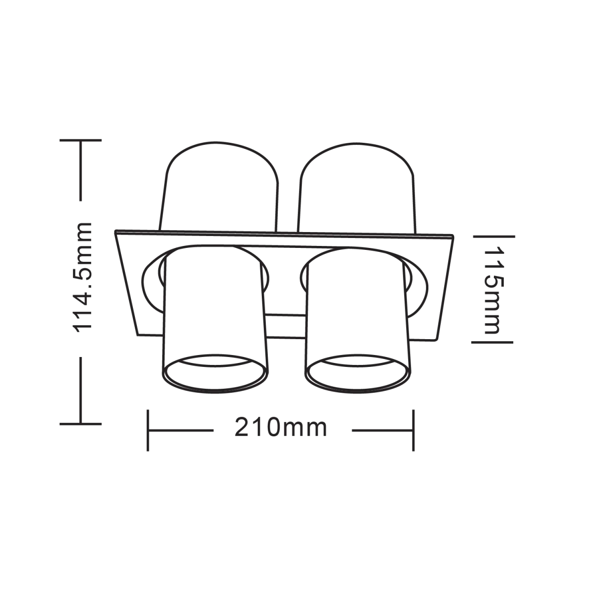 Ultra Light 360° LED Downlight for Modern Indoor Lighting (WL-DL6295SQ)