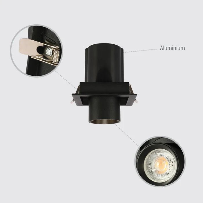 Ultra Light 360° LED Downlight for Modern Indoor Lighting (WL-DL6295SQ)