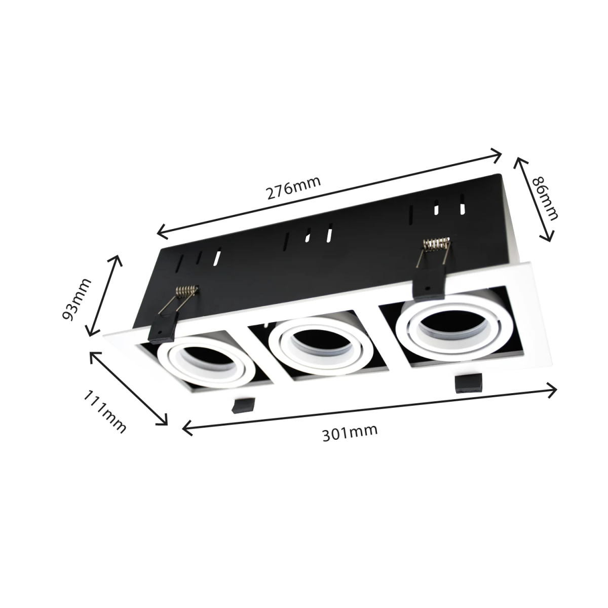 Ultra Light Adjustable Spot Light Frame - GU10 (BR6720)
