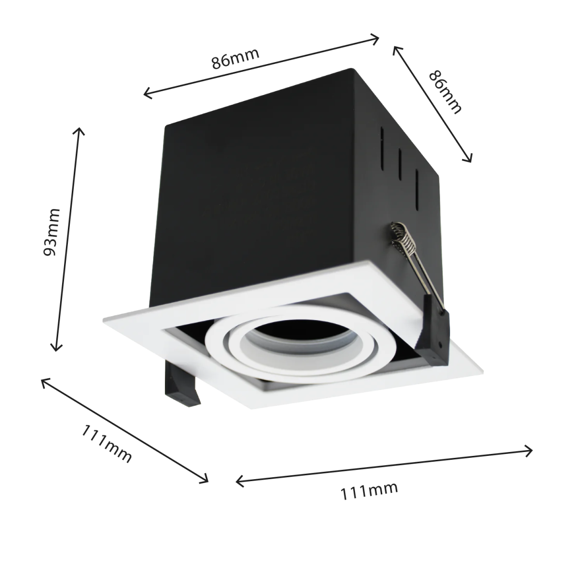 Ultra Light Adjustable Spot Light Frame - GU10 (BR6720)
