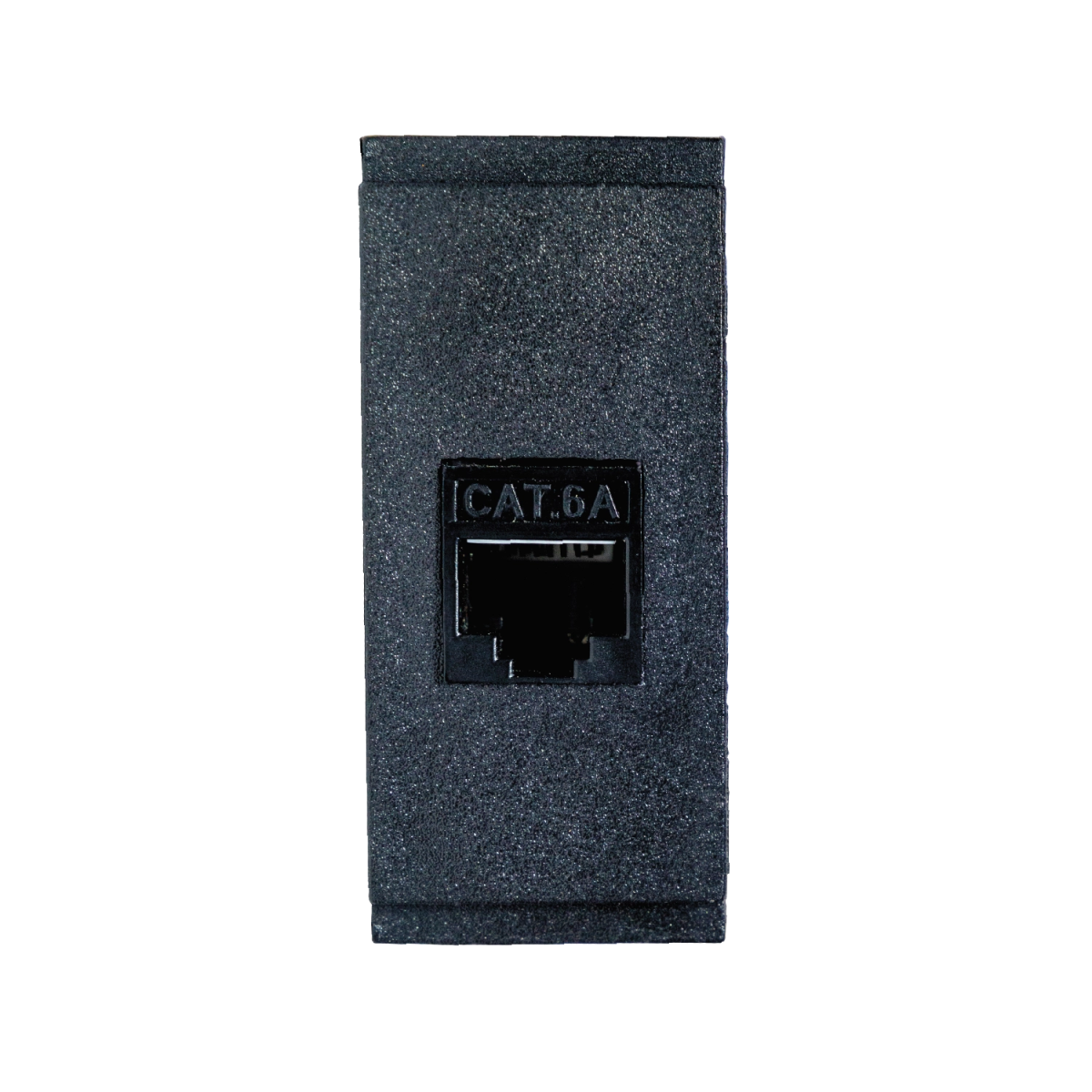 Ultra Light Cat 6A Socket - With Cable Cat6 1.5M - For Desktop-Box (ZM-F12)