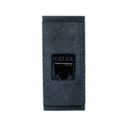 Ultra Light Cat 6A Socket - With Cable Cat6 1.5M - For Desktop-Box (ZM-F12)