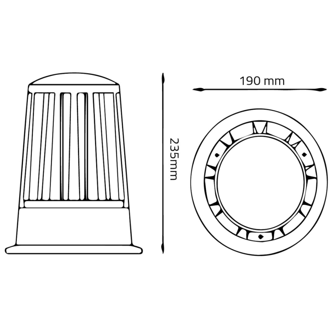 Ultra Light Classic Stand Light E27 IP54 (FYL0022)