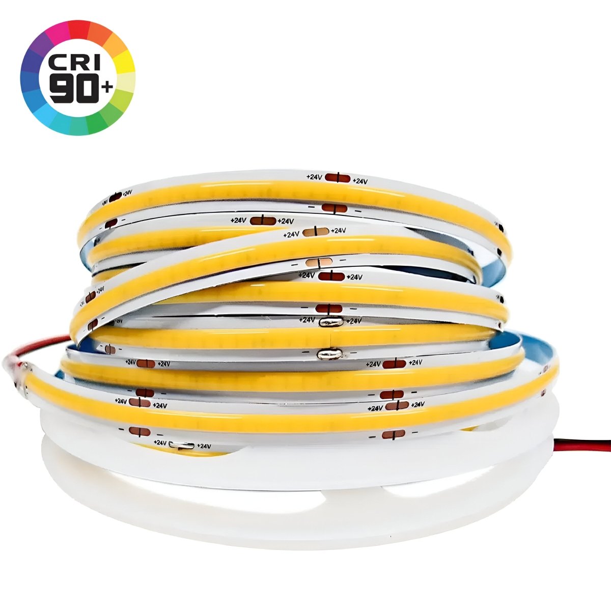 Ultra Light COB LED Strip Light - 15m - High CRI >90 (COB-384P) - Ultralight