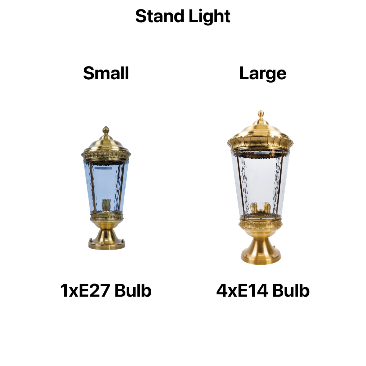 إنارة خارجية نحاسية من الترا لايت | إضاءة نحاسية خارجية IP44 فاخرة (3211 Family)