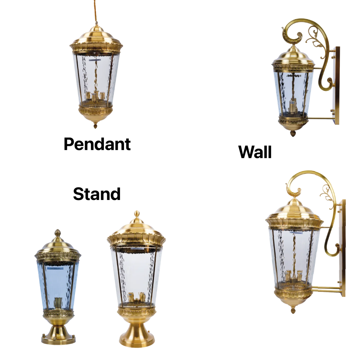 إنارة خارجية نحاسية من الترا لايت | إضاءة نحاسية خارجية IP44 فاخرة (3211 Family)