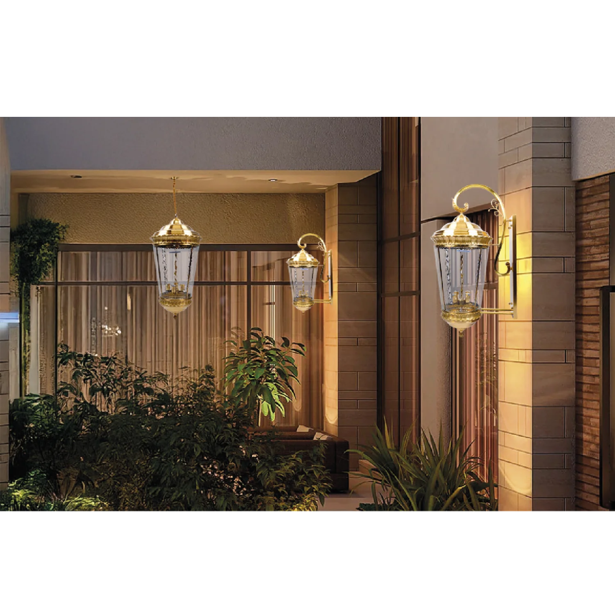 إنارة خارجية نحاسية من الترا لايت | إضاءة نحاسية خارجية IP44 فاخرة (3211 Family)