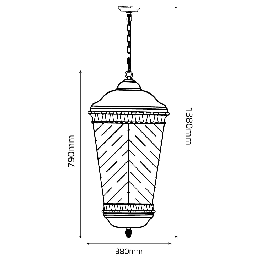 Ultra Light Copper Outdoor Light (3211 Family) | Elegant IP44 Exterior Lighting