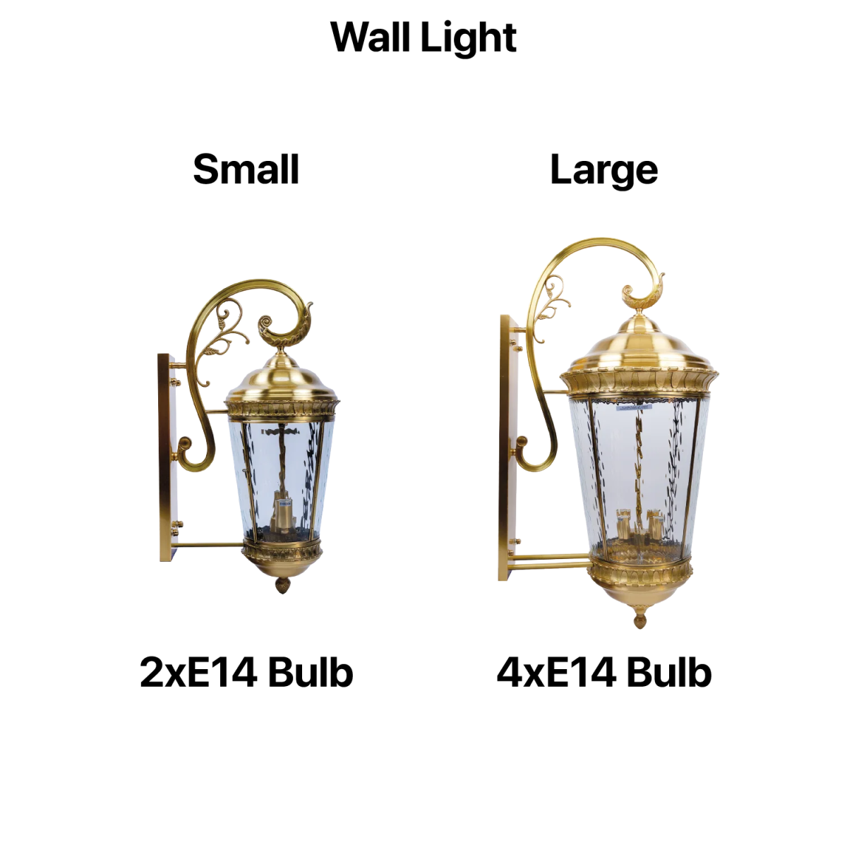 إنارة خارجية نحاسية من الترا لايت | إضاءة نحاسية خارجية IP44 فاخرة (3211 Family)