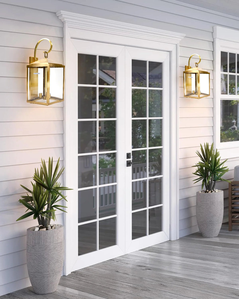 إنارة خارجية نحاسية من الترا لايت (3445 FAMILY) | إضاءة خارجية فاخرة IP44