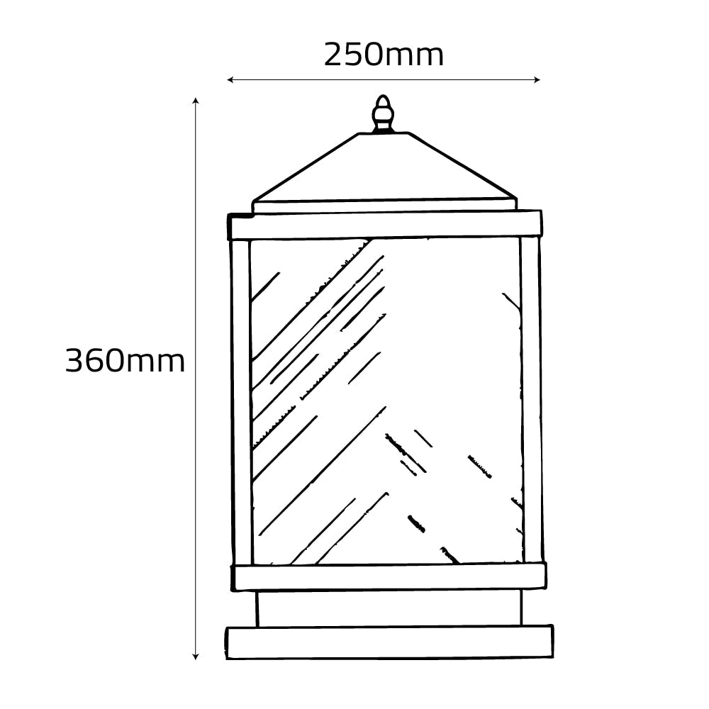 Ultra Light Copper Outdoor Lighting (3445 FAMILY) | IP44 Elegant Exterior Lamps