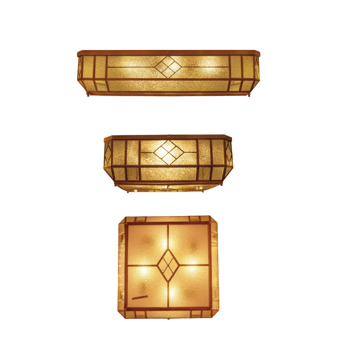 Ultra Light Copper Surface Mounted Light – Luxury Arabic Design Fixture (X018)