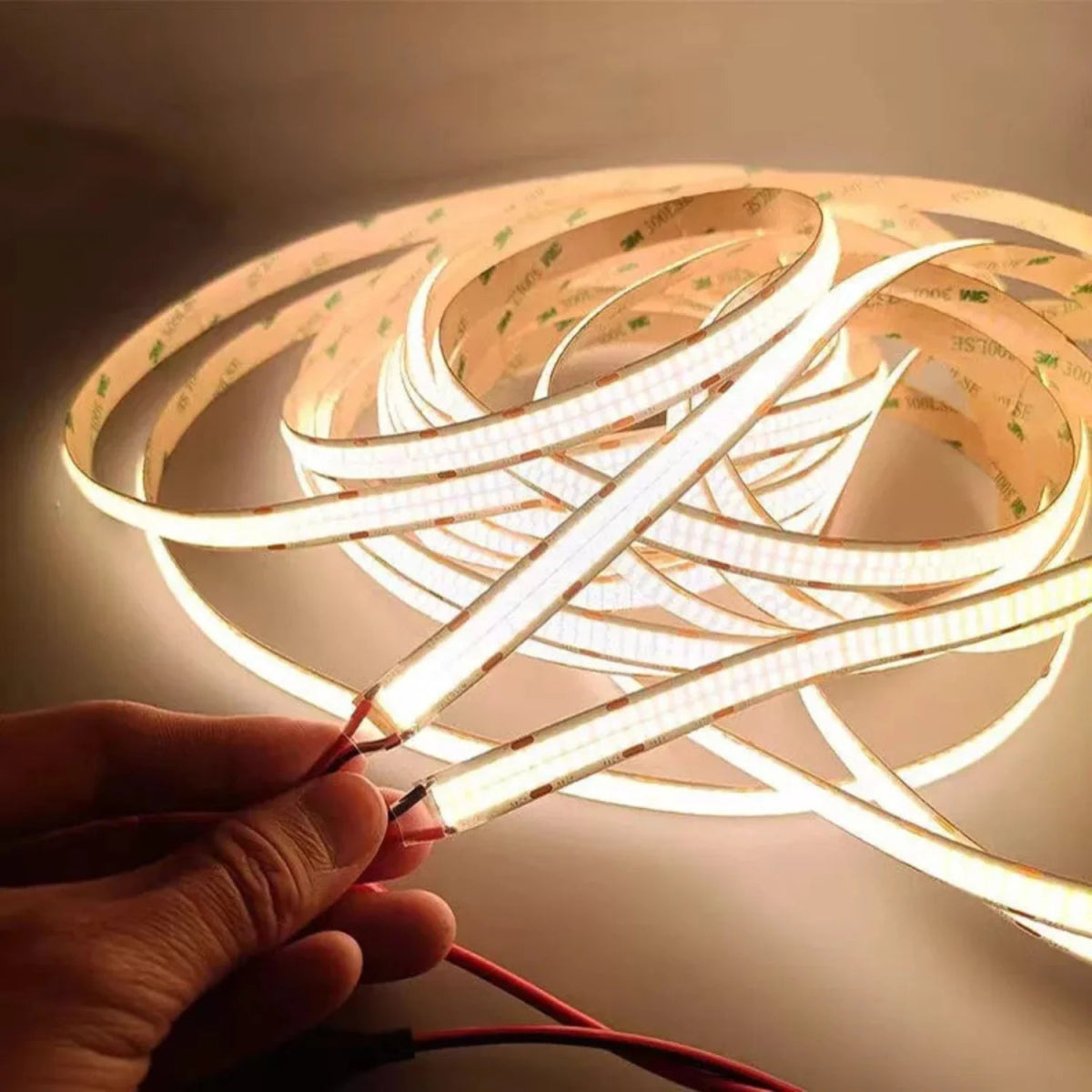 Ultra Light Double Line COB LED Strip Light 24W/m – 5M, High CRI >95 (COB-960p)