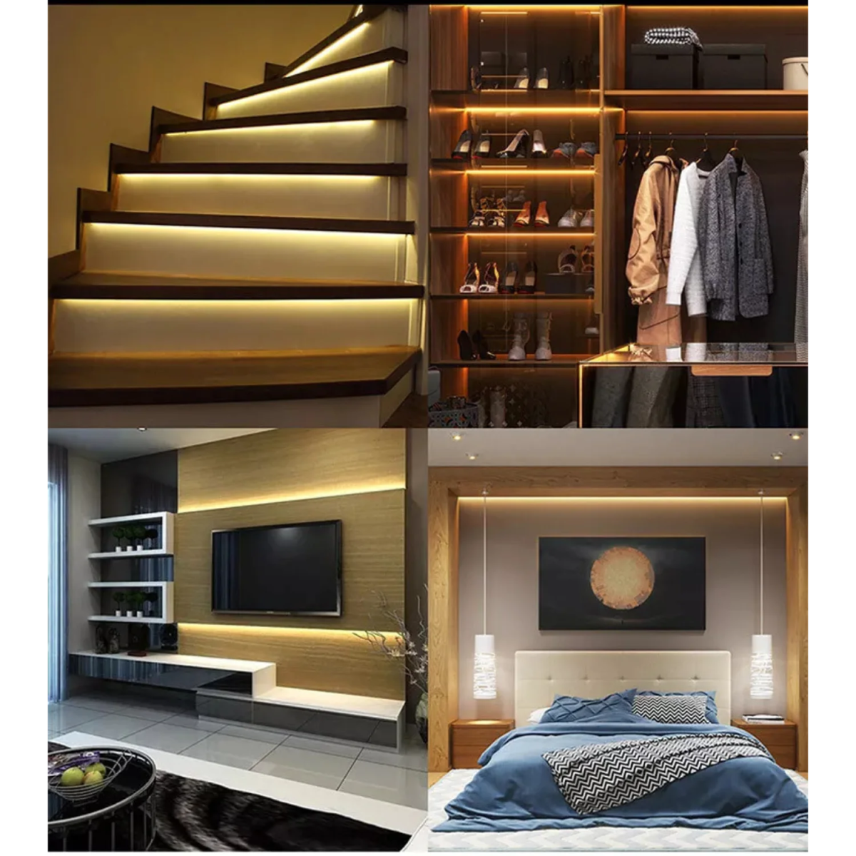 Ultra Light Double Line COB LED Strip Light 24W/m – 5M, High CRI >95 (COB-960p)