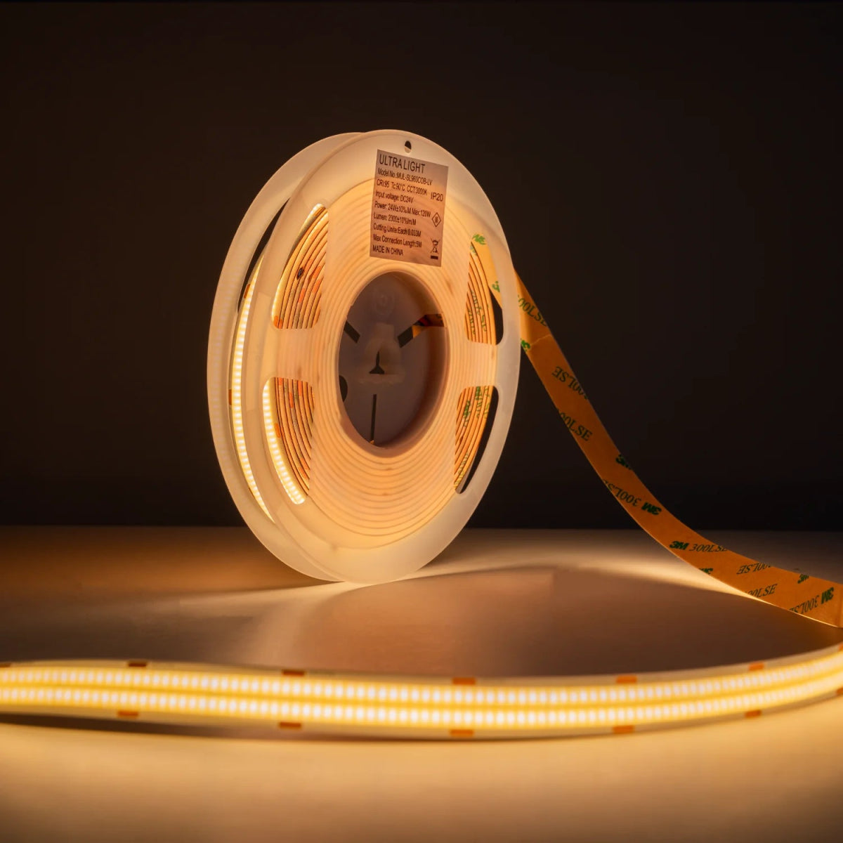 شريط إضاءة ليد مزدوج الترالايت COB 24W ، عالي الكفاءة ,5 أمتار (COB-960p)