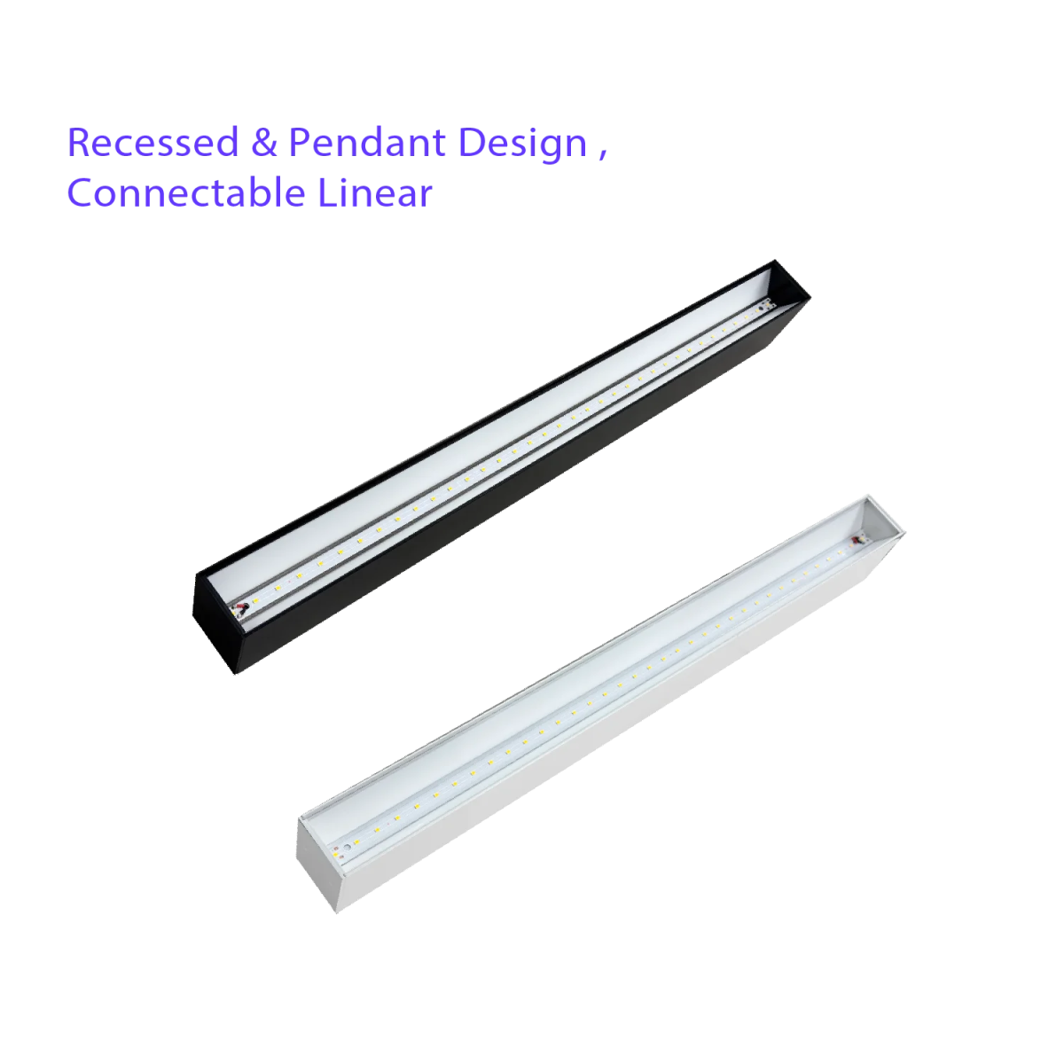 Ultra Light LED Linear Light (BR5124) – Recessed & Pendant Indoor Lighting